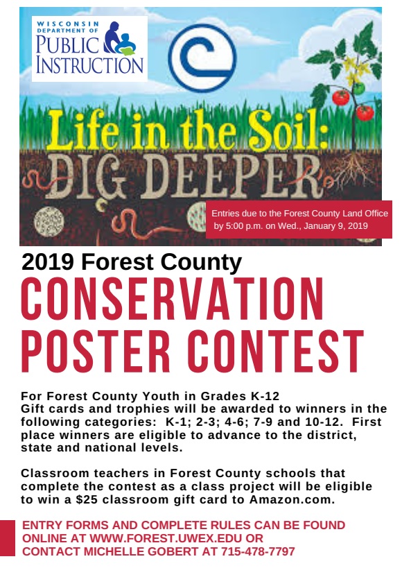 2019 Conservation Poster Contest – Extension Forest County