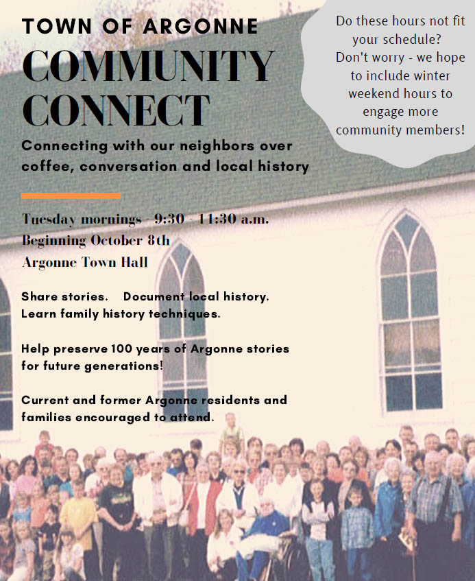 Argonne residents invited to Community Connect! Extension Forest County