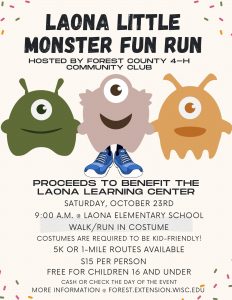 Laona Little Monster Fun Run