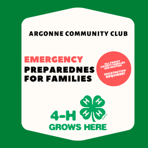 Argonne Community Club : Emergency Preparedness Night