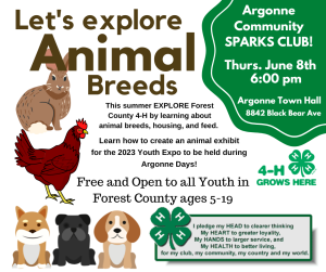 Argonne SPARKS club announcement