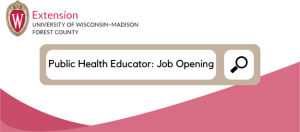 Job Opportunity: Public Health Educator