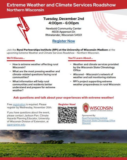 Extreme Weather and Climate Services Roadshow